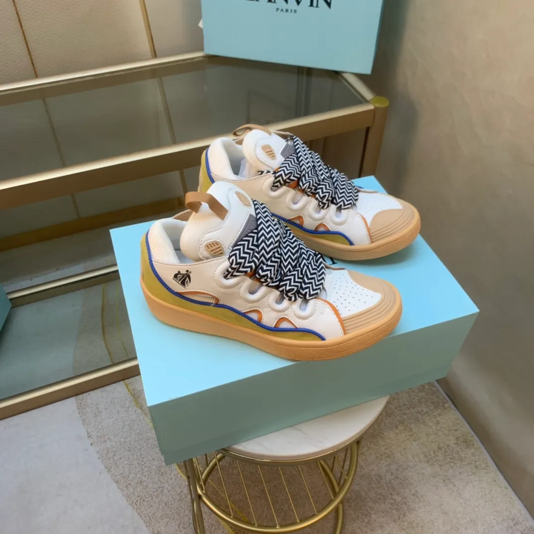 💰560. Lanvin LANVIN. 22 colors: nubuck fabric, breathable mesh, cowhide feet! Same style for men and women: sizes 35-46!
